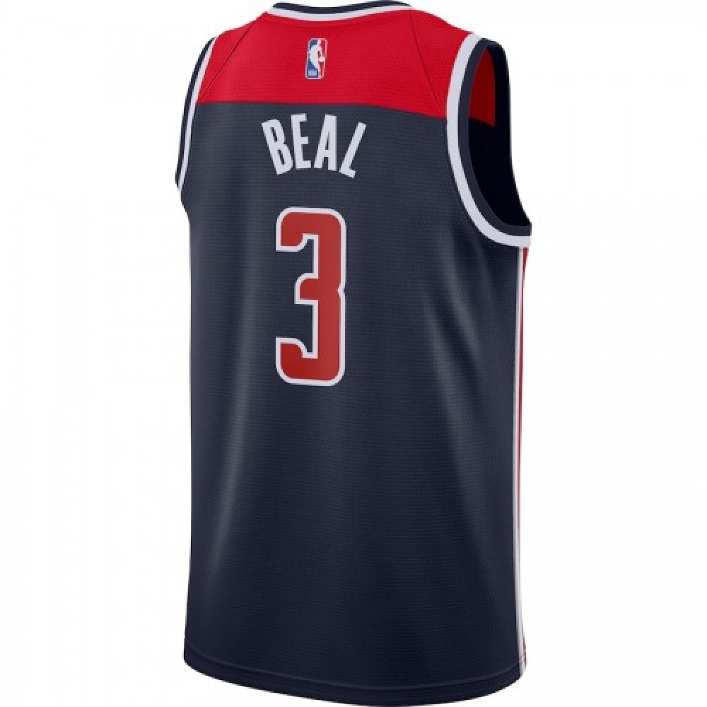 Men's Washington Wizards Bradley Beal #3 Jordan Navy 2020/21 Swingman Jersey - Statement Edition-Pro Kit Vault | Brand New 26/27 Sports Jerseys